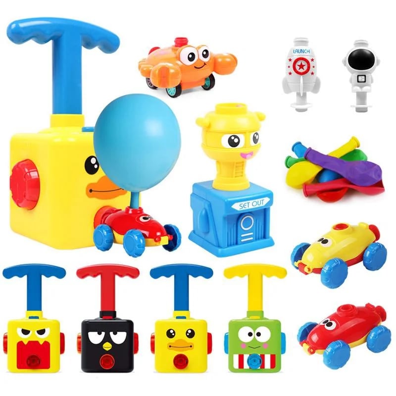 šFun Packed Balloon Car Toy Pump Setš„