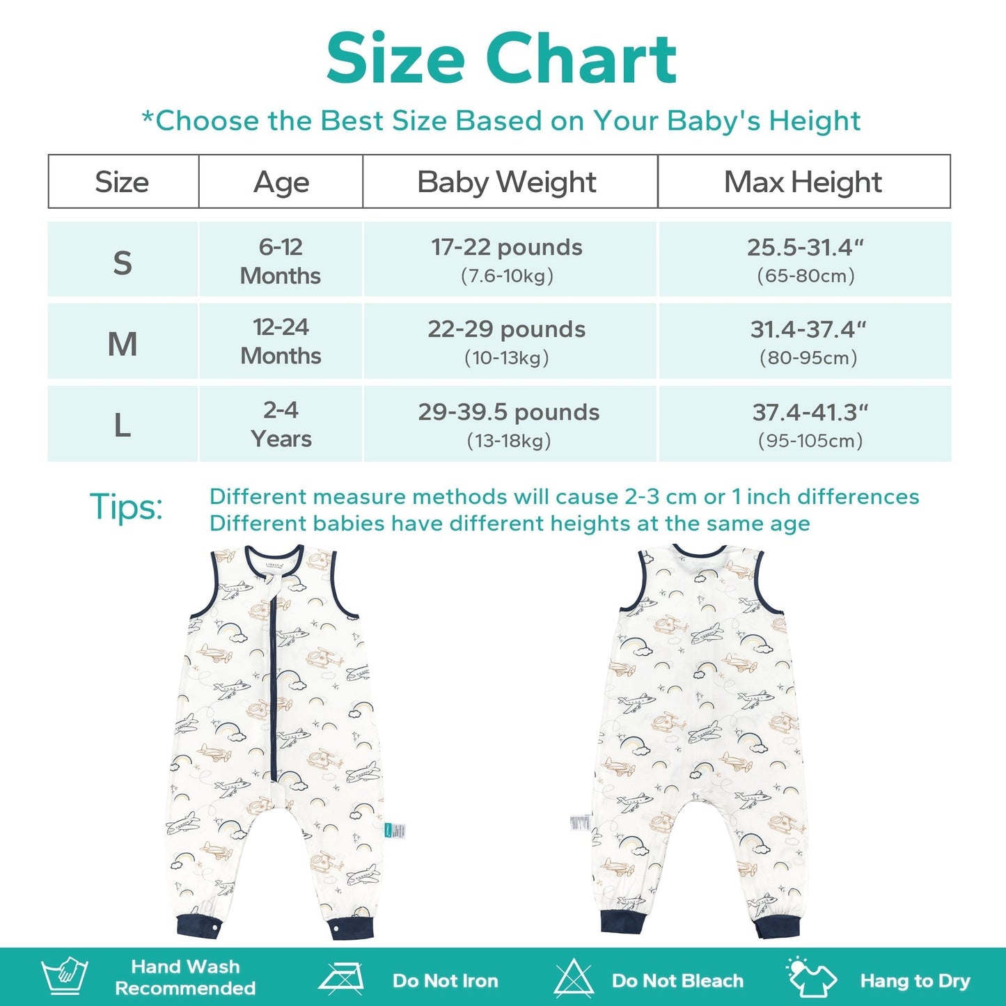 Bamboo Sleep Sack 0.5 TOG Toddler Sleep Sack with Feet for Spring Summer