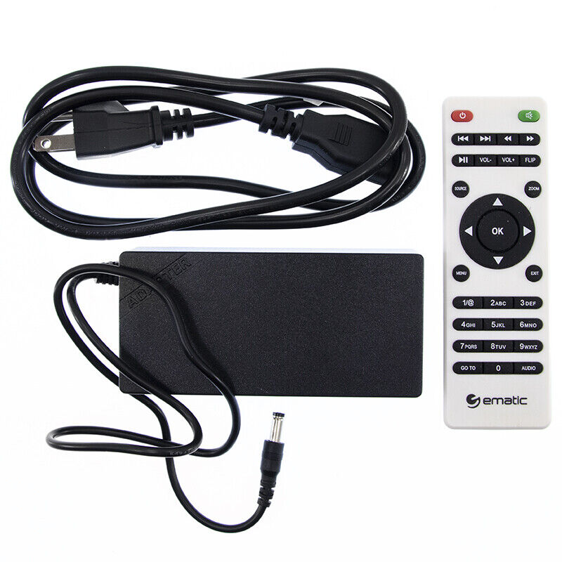 Ematic HD-Pro 720p LCD Projector - White -EPJ720P