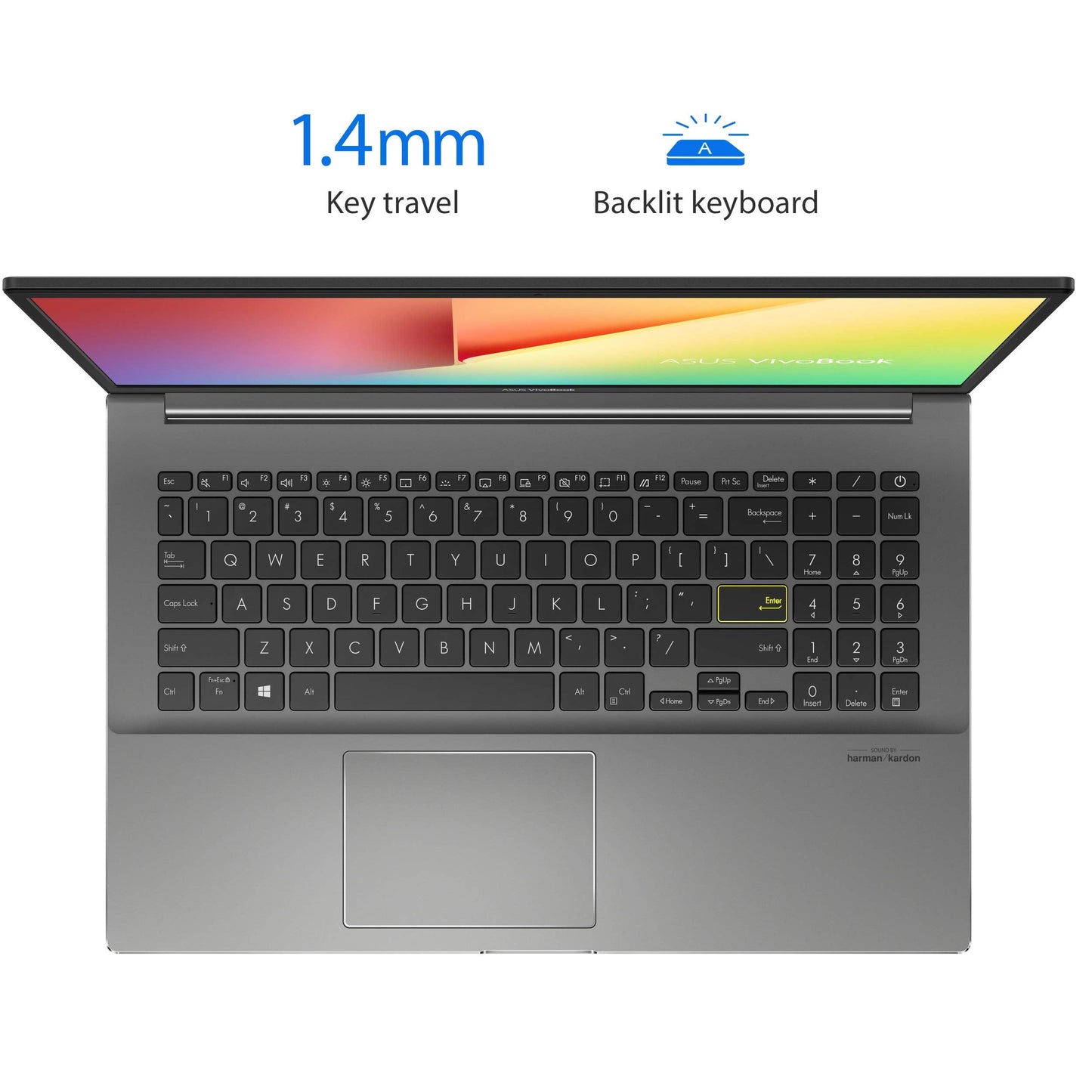 Asus VivoBook S15 S533EA-DH74 – 15.6″ FHD (1920×1080) – Intel Core i7-1165G7 – 16GB RAM – 512GB SSD – Indie Black/Gray