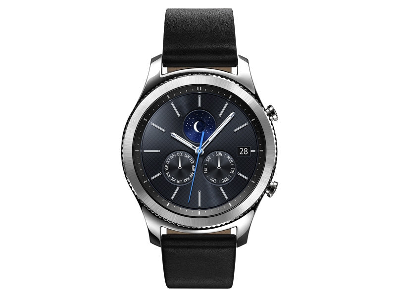 Samsung Gear S3 classic Silver (AT&T) 46 mm - Black Band
