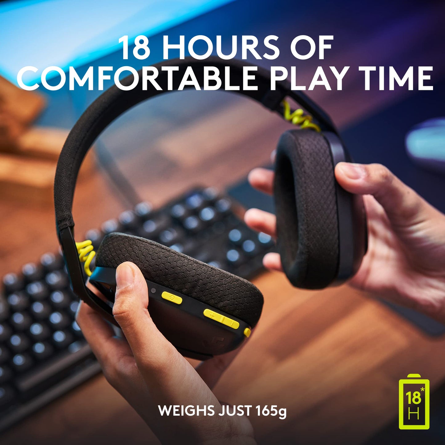 Logitech - G435 Wireless Gaming Headset for PC, PlayStation 5, or PlayStation 4, Nintendo Switch - B