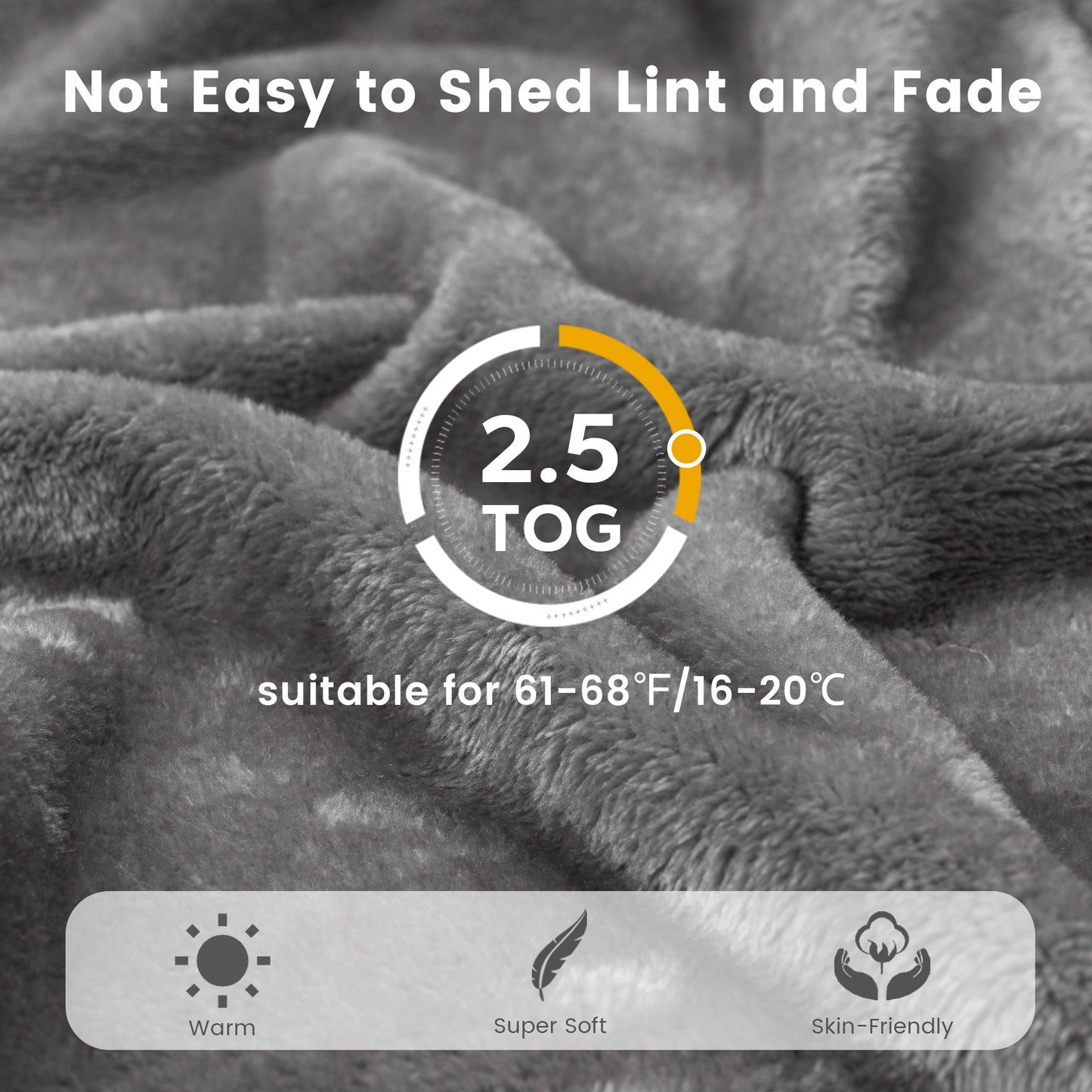 2.5 Tog Fleece Winter Baby Sleeping Bag 0-24 Months