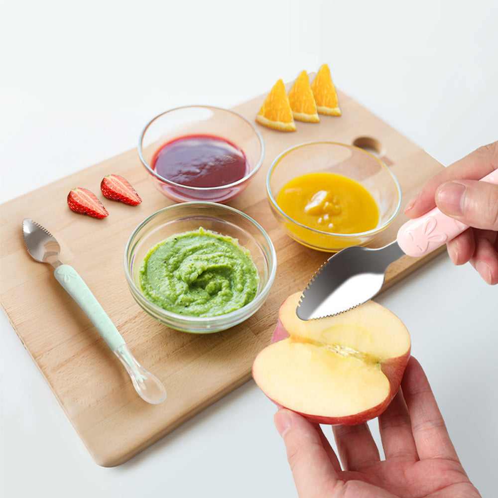 Baby Fruit Puree Spoon Food Feeder Feeding Supplies