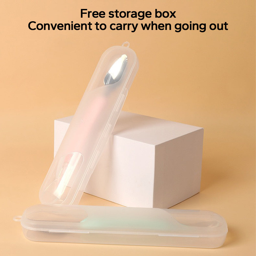 Baby Fruit Puree Spoon Food Feeder Feeding Supplies