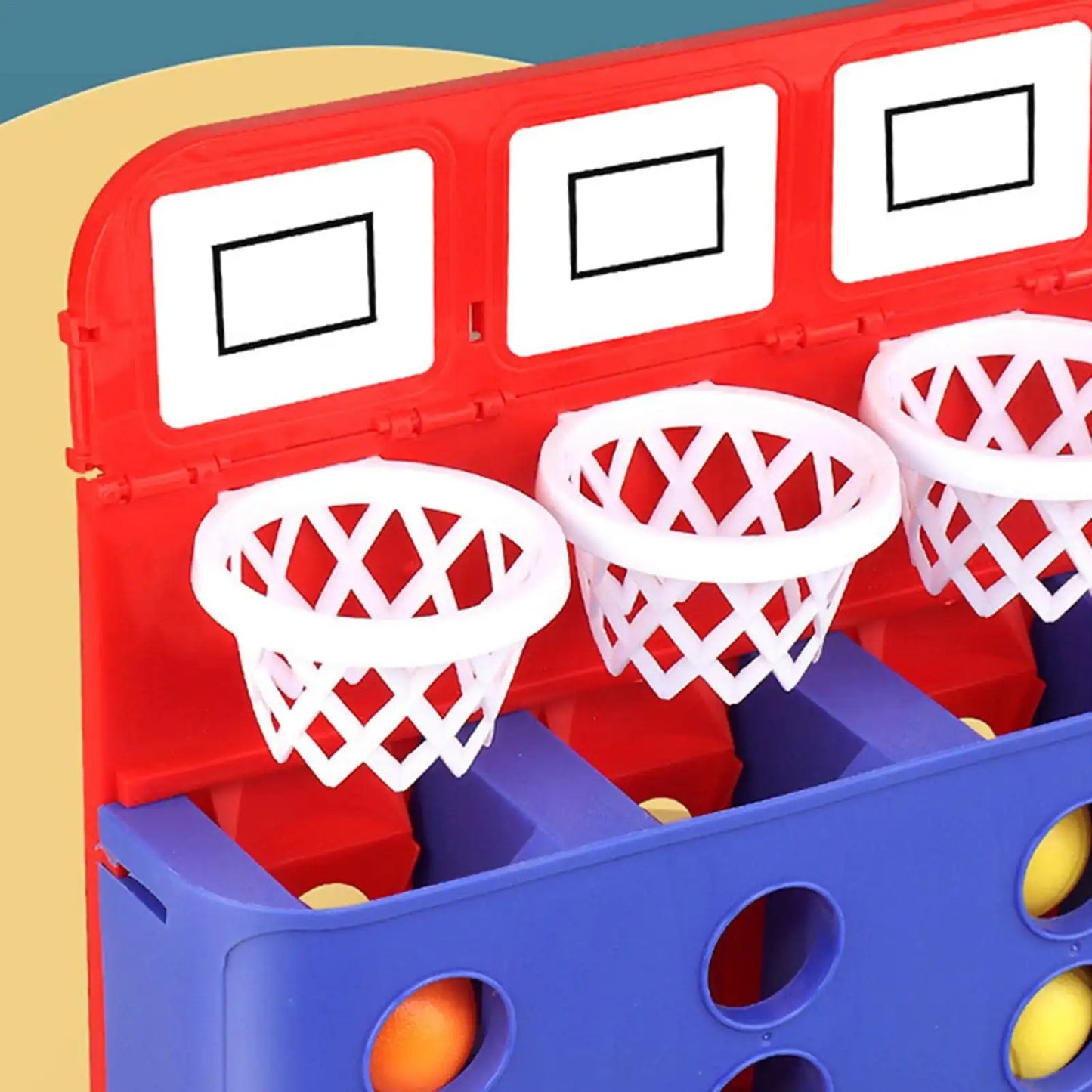 WEIQUEEN- Mini Basketball Game Basketball Board Game Toys Tabletop Basketball Game for Kids and Adults Desktop Basketball Games Foosketball Games Office Desk for Adult Basketball Gifts for Boys 8-12