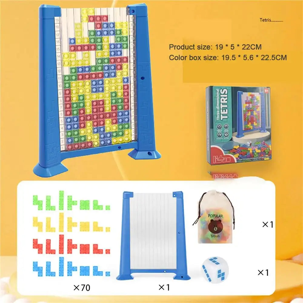 WEIQUEEN2023 Children‘s Toy Wooden 3D three-dimensional Tetris Puzzle Puzzle for Children's Early Education Puzzle Thinking Game Blocks - AliExpress