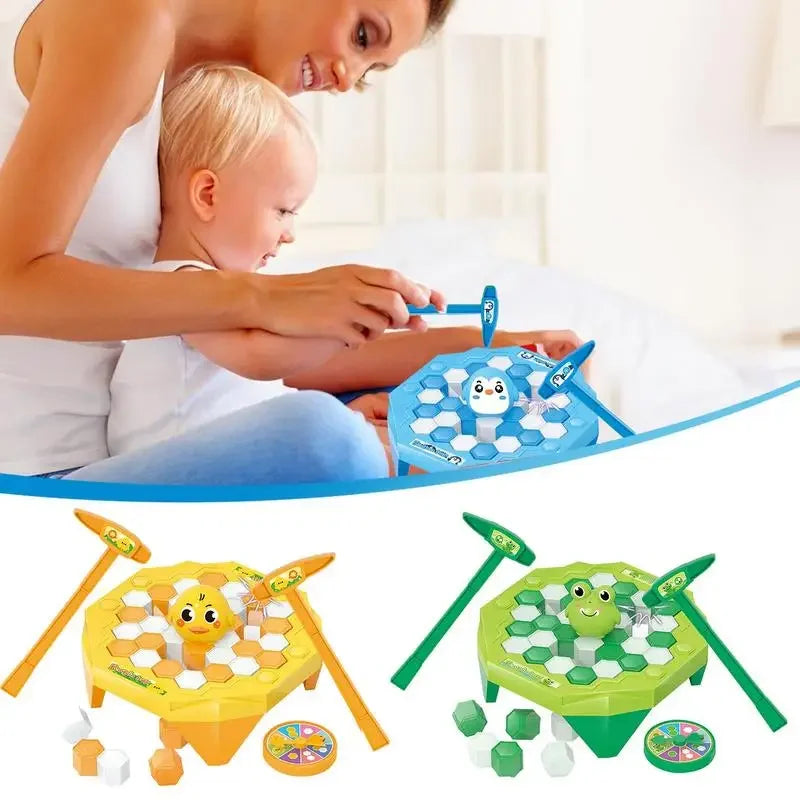 WEIQUEEN Trend Kids Toys Parent-Child Family Party Save Penguin Ice Block