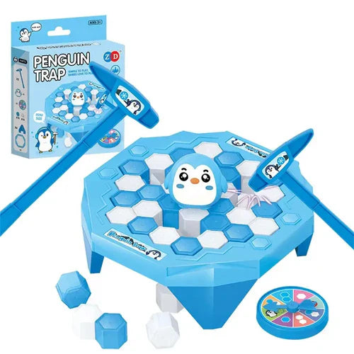 WEIQUEEN Trend Kids Toys Parent-Child Family Party Save Penguin Ice Block