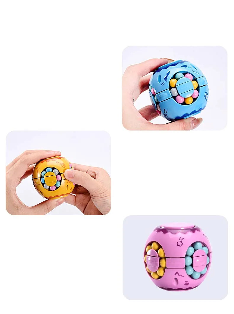WEIQUEENRotating Bean Intelligence Fingertip Cube for Kids Finger Gyro