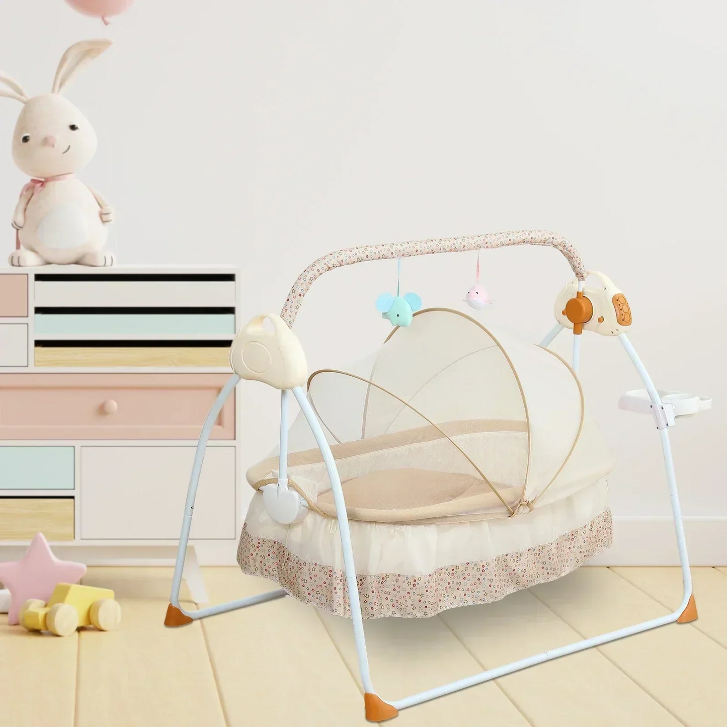 Electric Auto-Swing Crib