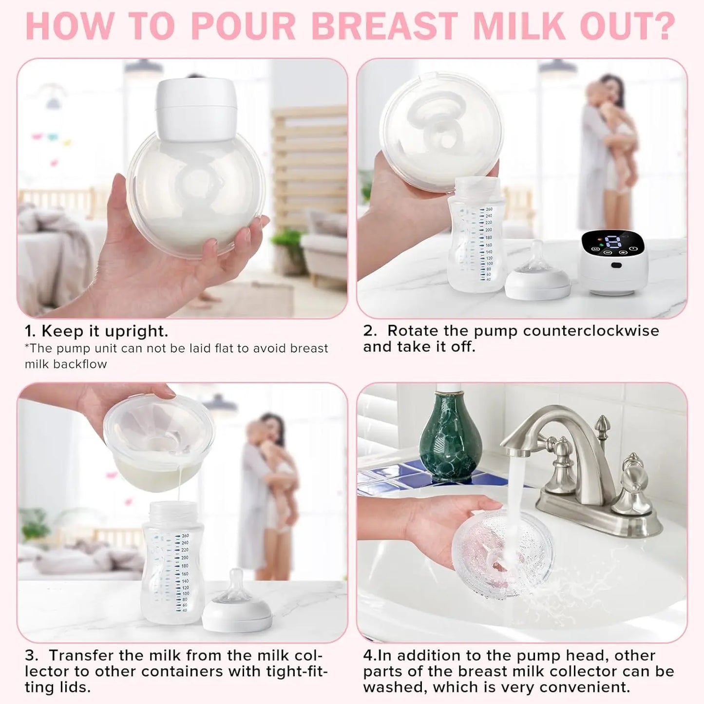 Electric Wearable Breastmilk Pump