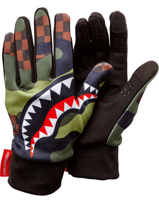 CHECKER CAMO GLOVES