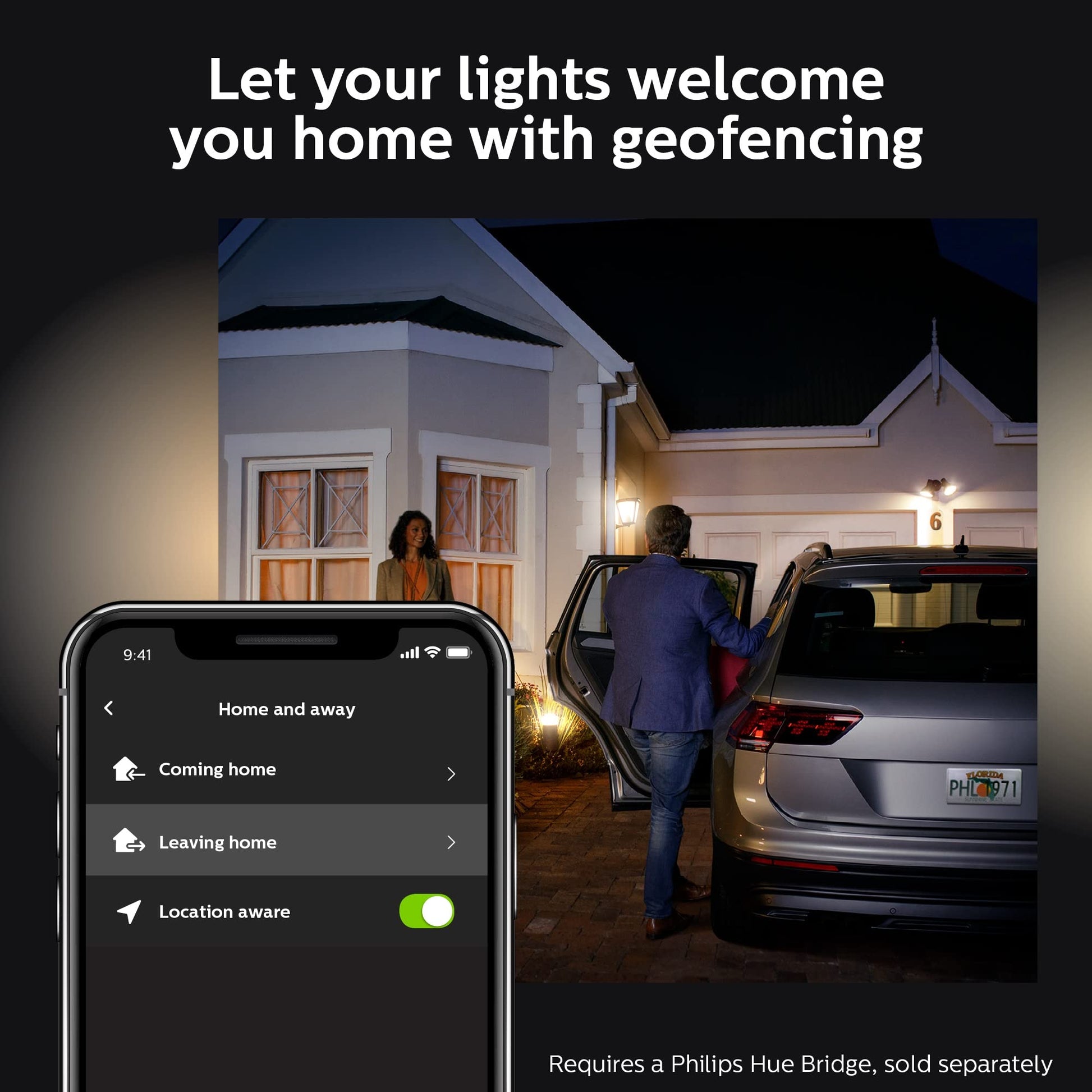 Philips Hue Outdoor LED Floodlight Light Bulb 476812