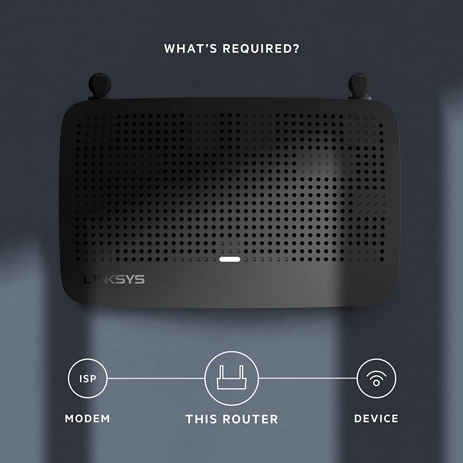 Linksys - MAX-STREAM AC1300 Dual-Band Mesh Wi-Fi 5 Router - Black MR6350