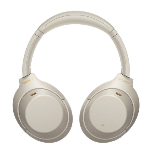 Sony - WH1000XM4 Wireless Noise-Cancelling Over-the-Ear Headphones - Silver