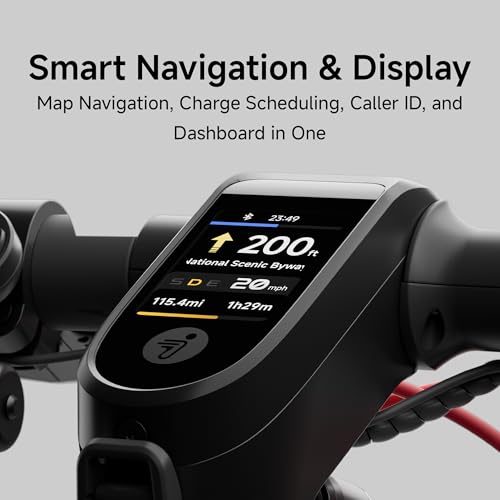 Segway - F3 Electric Scooter, w/ 44 miles Max Range & 20 mph Max Speed w/ 10-Inch Self-Sealing Tubel