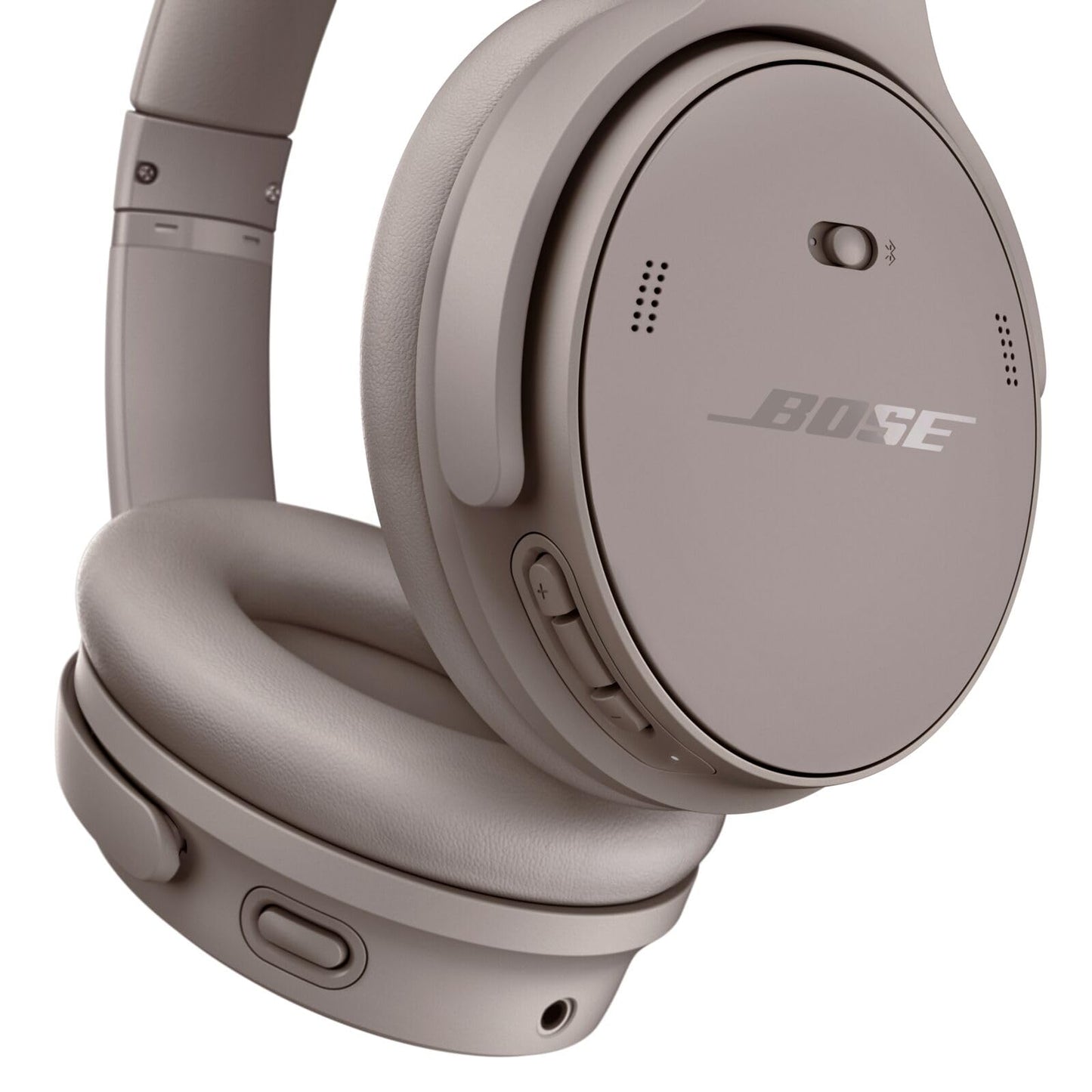 Bose - QuietComfort Wireless Noise Cancelling Over-the-Ear Bluetooth Headphones - Sandstone