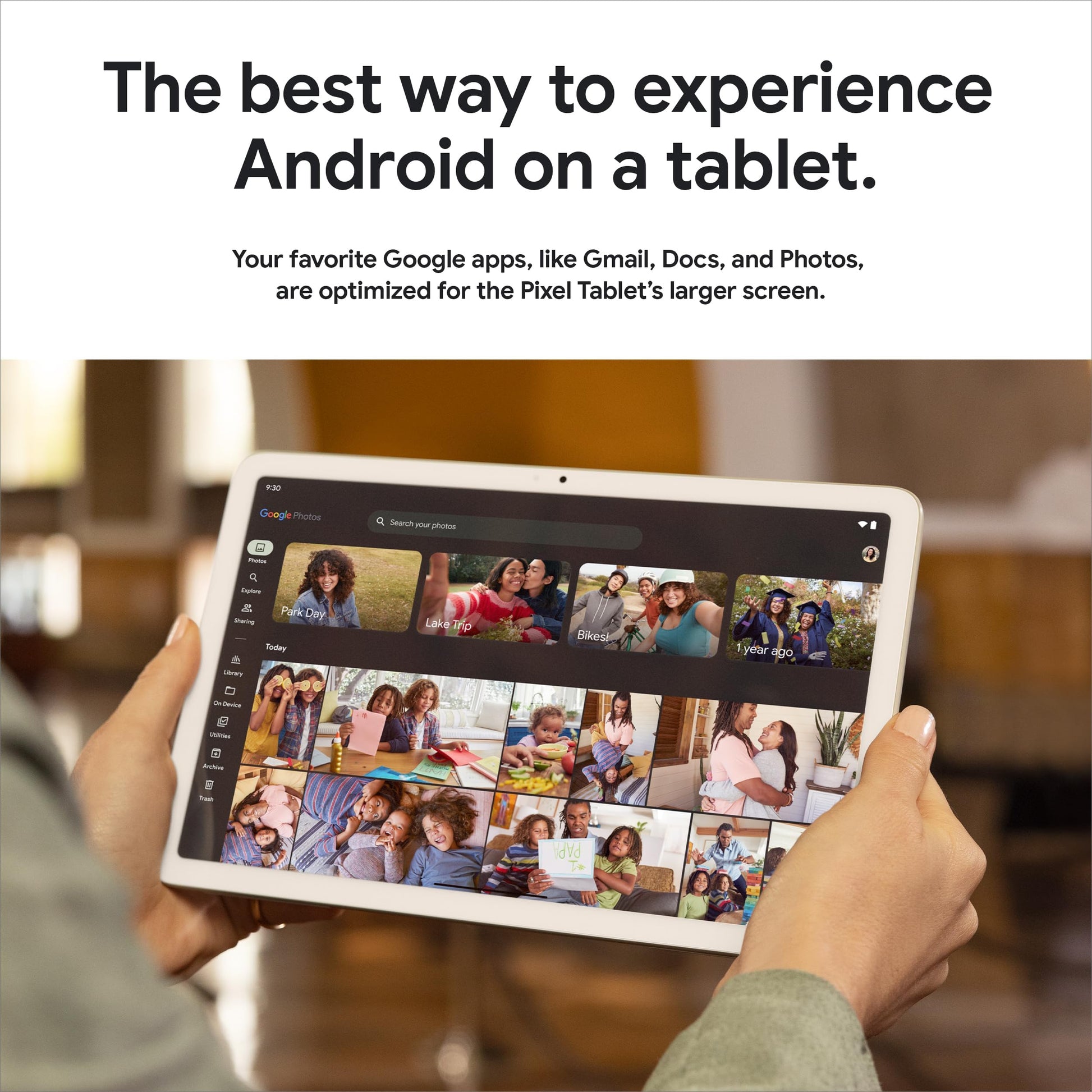 Google Pixel Tablet 11" - Wi-Fi - (Tablet Only) - 256GB - Hazel - GA04934-US