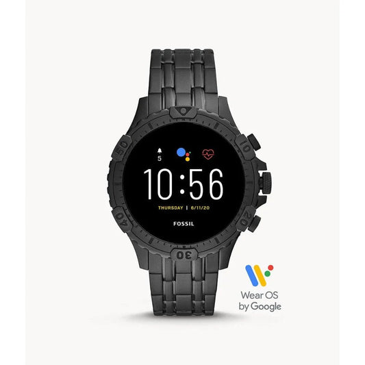 Fossil Gen 5 Smartwatch Garrett HR Black Stainless Steel