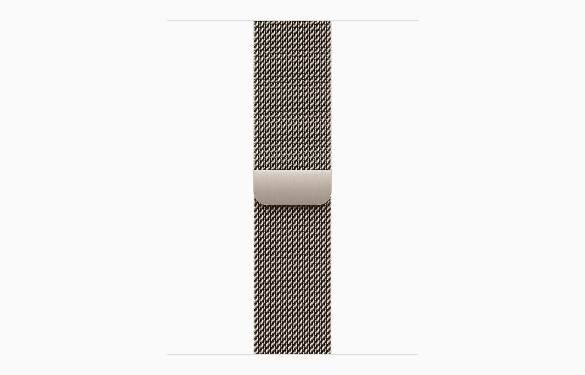 Apple - Watch Series 10 (GPS+Cellular) 42mm Titanium Case with Natural Milanese Loop - Natural - (20