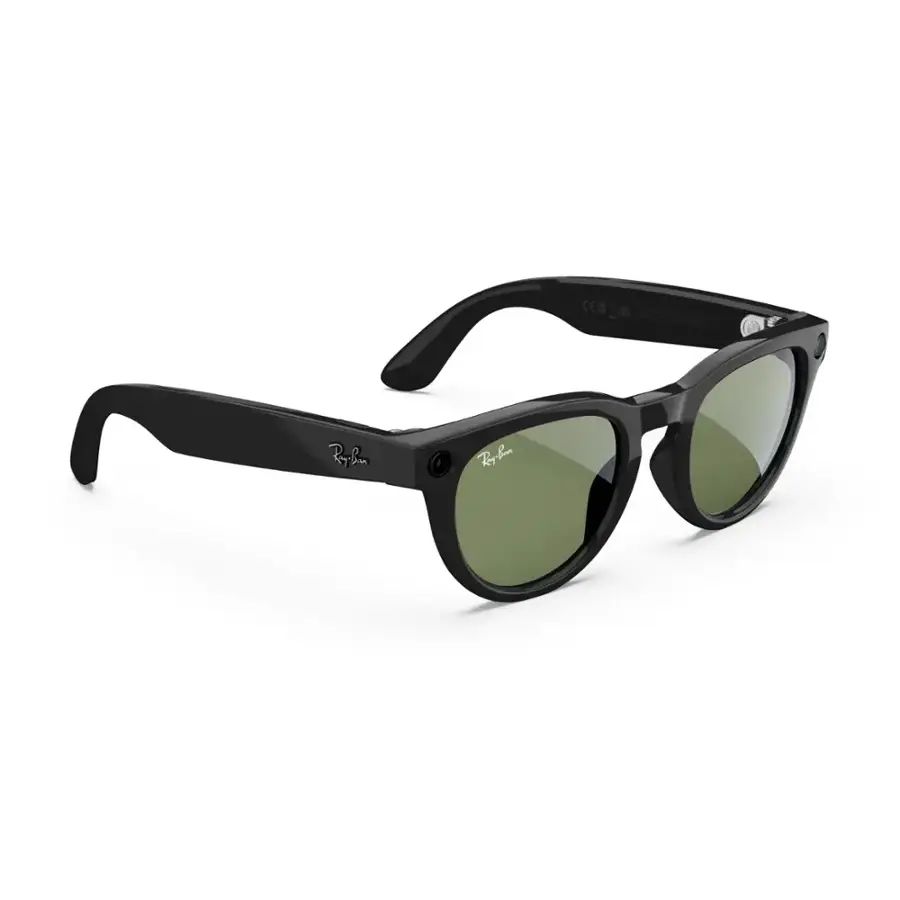 Ray-Ban Meta - Headliner Low Bridge Fit glasses, Meta AI, Audio, Photo, Video Compatibility - Green