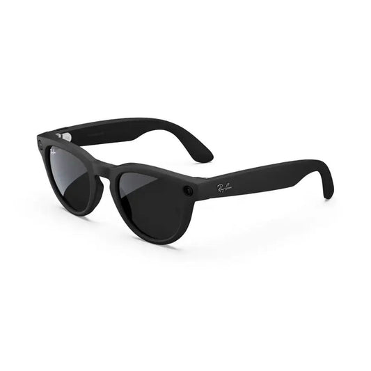 Ray Ban Meta-Headliner glasses w/Meta AI, Audio, Photo, Video-Charcoal Lenses-Matte Black