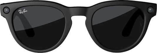 Ray Ban Meta-Headliner glasses w/Meta AI, Audio, Photo, Video-Charcoal Lenses-Matte Black