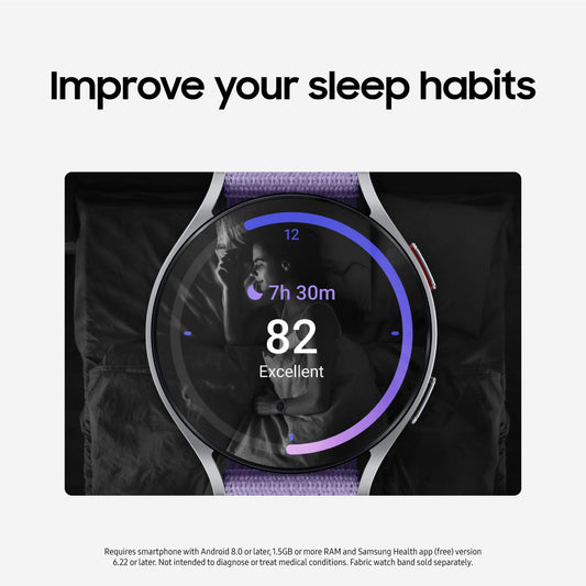 Samsung Galaxy Watch 6 44mm LTE - Silver Aluminum w/SilverSports Band