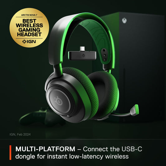 SteelSeries Arctis Nova 7X Wireless Over-The-Ear Gaming Headset for Xbox - Black