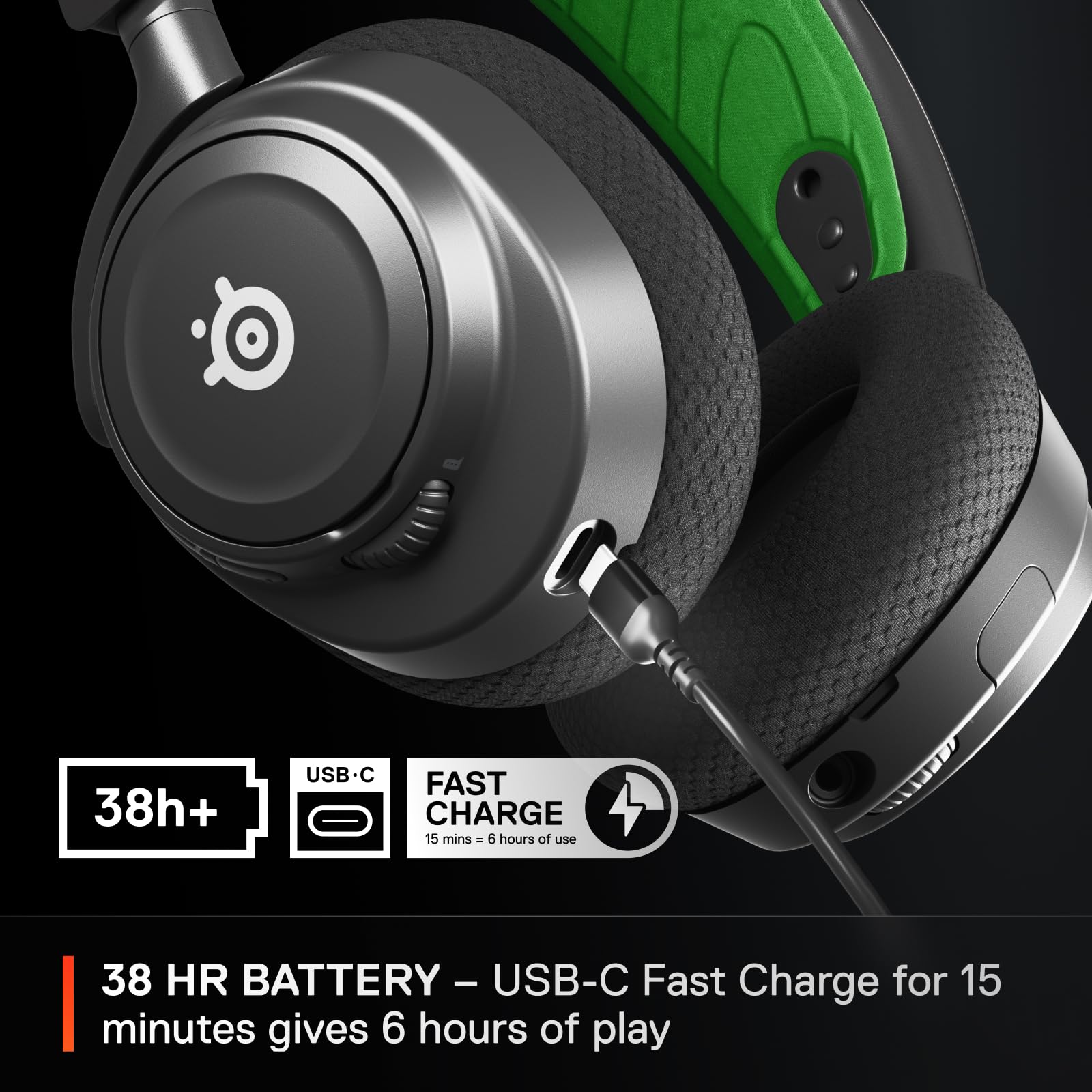 SteelSeries Arctis Nova 7X Wireless Over-The-Ear Gaming Headset for Xbox - Black
