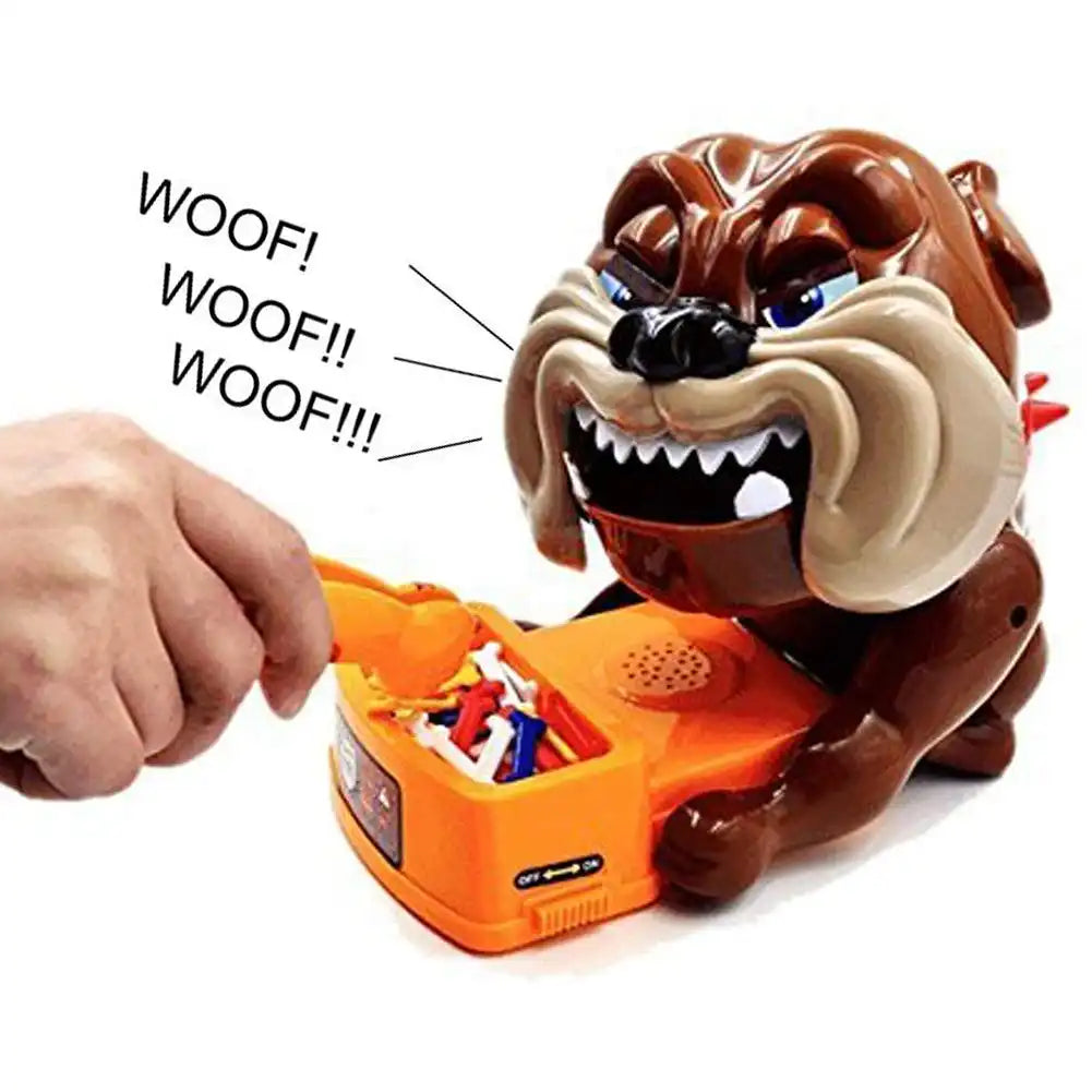 WEIQUEEN-Wake the Dog Bite Practical Jokes Spoof Funny Trick Toy Ware of the Vicious Dog Electric Fierce Dog Board Games Interactive Toys Boardgames