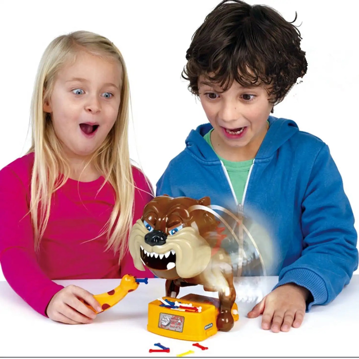 WEIQUEEN-Wake the Dog Bite Practical Jokes Spoof Funny Trick Toy Ware of the Vicious Dog Electric Fierce Dog Board Games Interactive Toys Boardgames