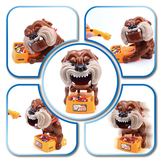 WEIQUEEN-Wake the Dog Bite Practical Jokes Spoof Funny Trick Toy Ware of the Vicious Dog Electric Fierce Dog Board Games Interactive Toys Boardgames