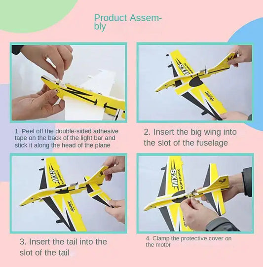 WEIQUEEN Spring trip toys picnic play not tired of 11 years old campus entrance small 12 park rechargeable aircraft boys children outdoor