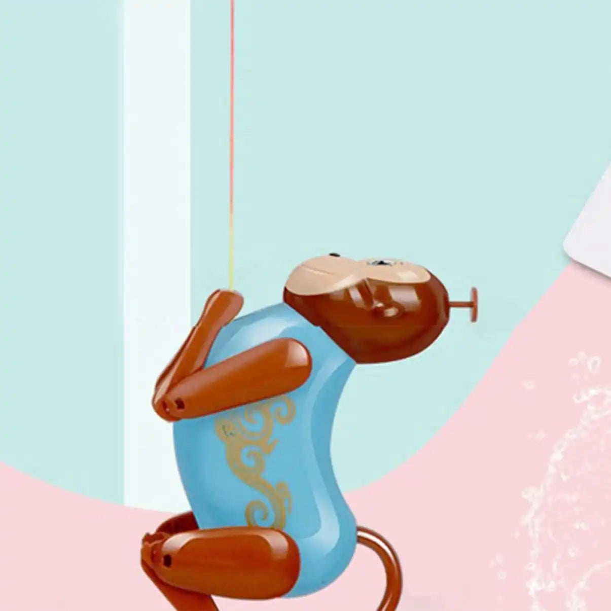 Fun Creative Fun Monkey Climbing Rope Climbing Tree Small Toys Children Baby Pulling Rope Up Tree Will Climb Rope Line Monkey