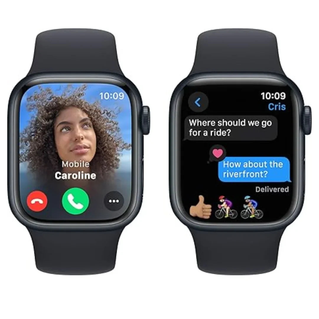 Apple Watch Series 9 [GPS, 41mm] - Midnight, Fitness Tracker, Blood Oxygen & ECG, Always-On Display - MR8X3LL/A