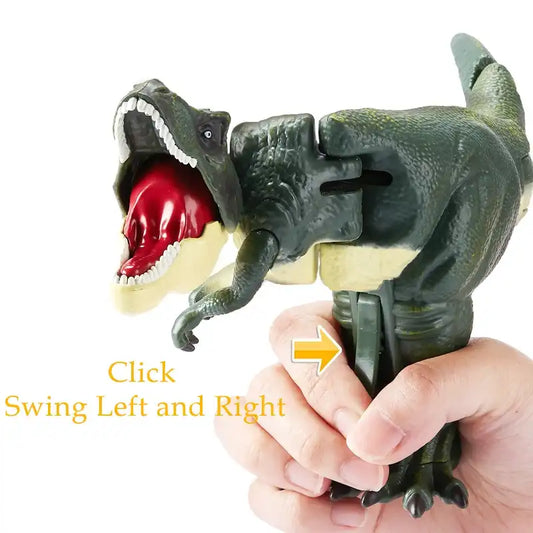 WEIQUEEN WEIQUEENChildren Decompression Dinosaur Toy Creative Hand-operated Telescopic Spring Swing Dinosaur Fidget Toys Christmas Gifts for Kids