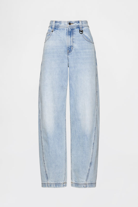 GAP X BEIS Relaxed Barrel Jeans in Medium Wash