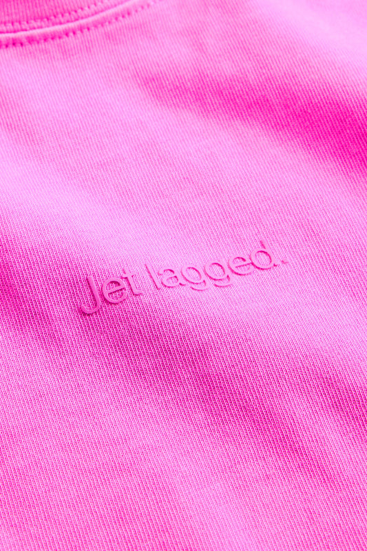 GAP X BEIS Cropped Graphic T-Shirt in Budding Lilac