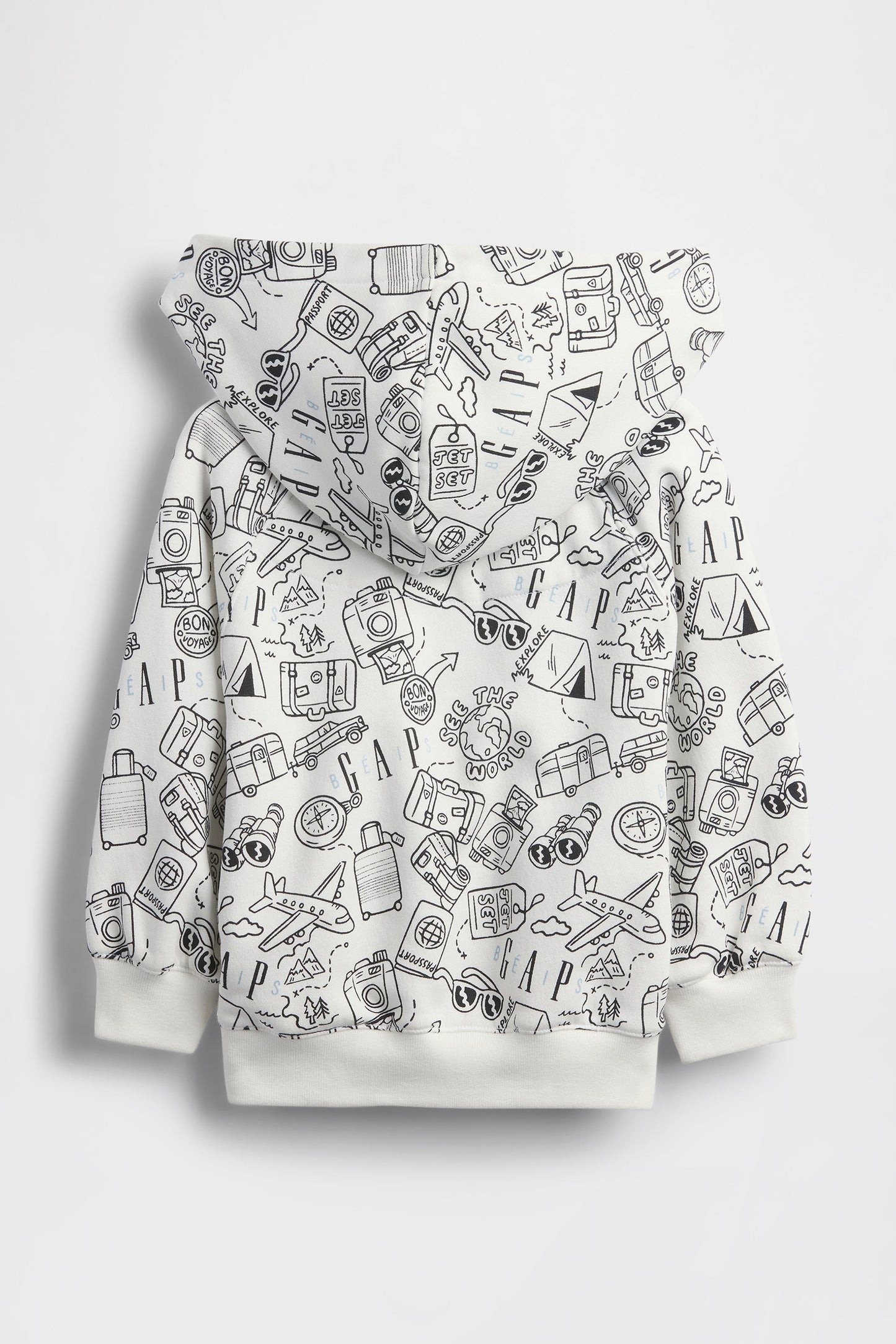 GAP X BÉIS Doodle Hoodie in Optic White