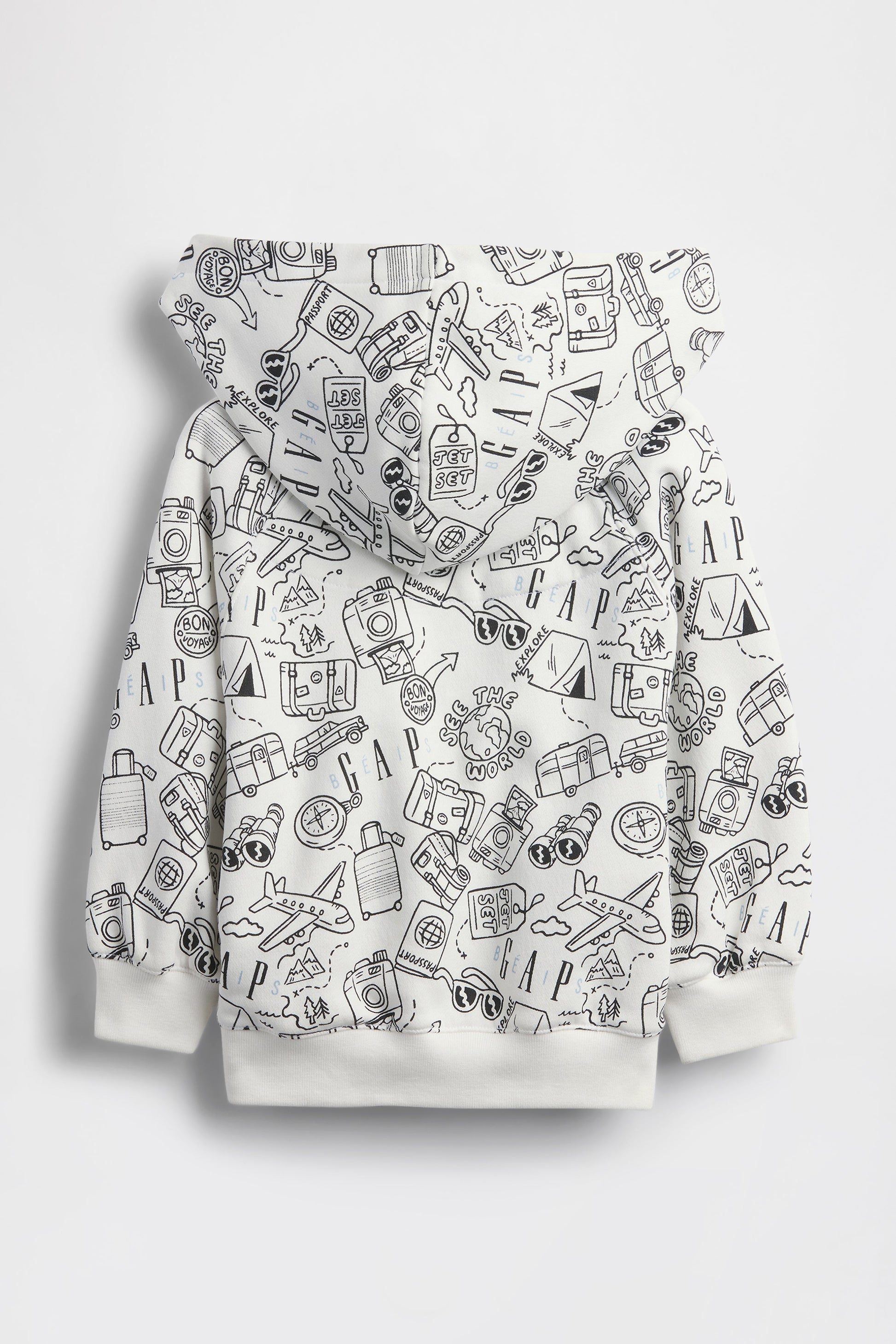 GAP X BÉIS Doodle Hoodie in Optic White