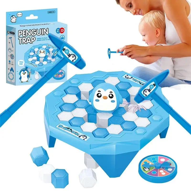WEIQUEEN Trend Kids Toys Parent-Child Family Party Save Penguin Ice Block