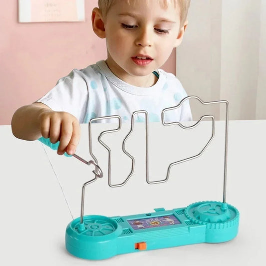 WEIQUEEN Touch Maze Game Party Funny Game Science Experiment Toys Electric
