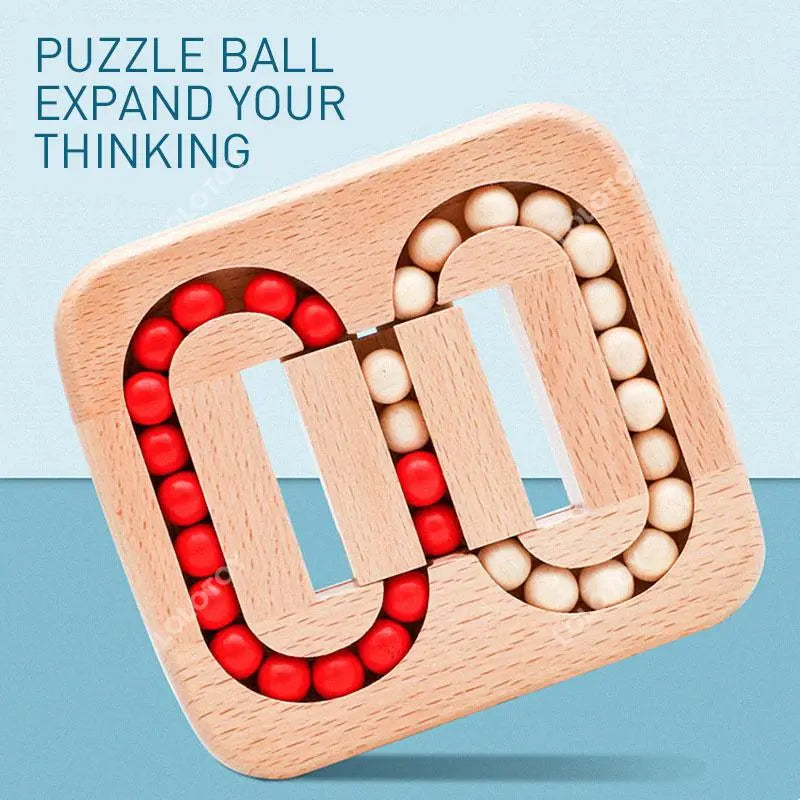 WEIQUEENWooden Puzzle Ball Toys  Luban Lock for Children Educational Early WEIQUEEN
