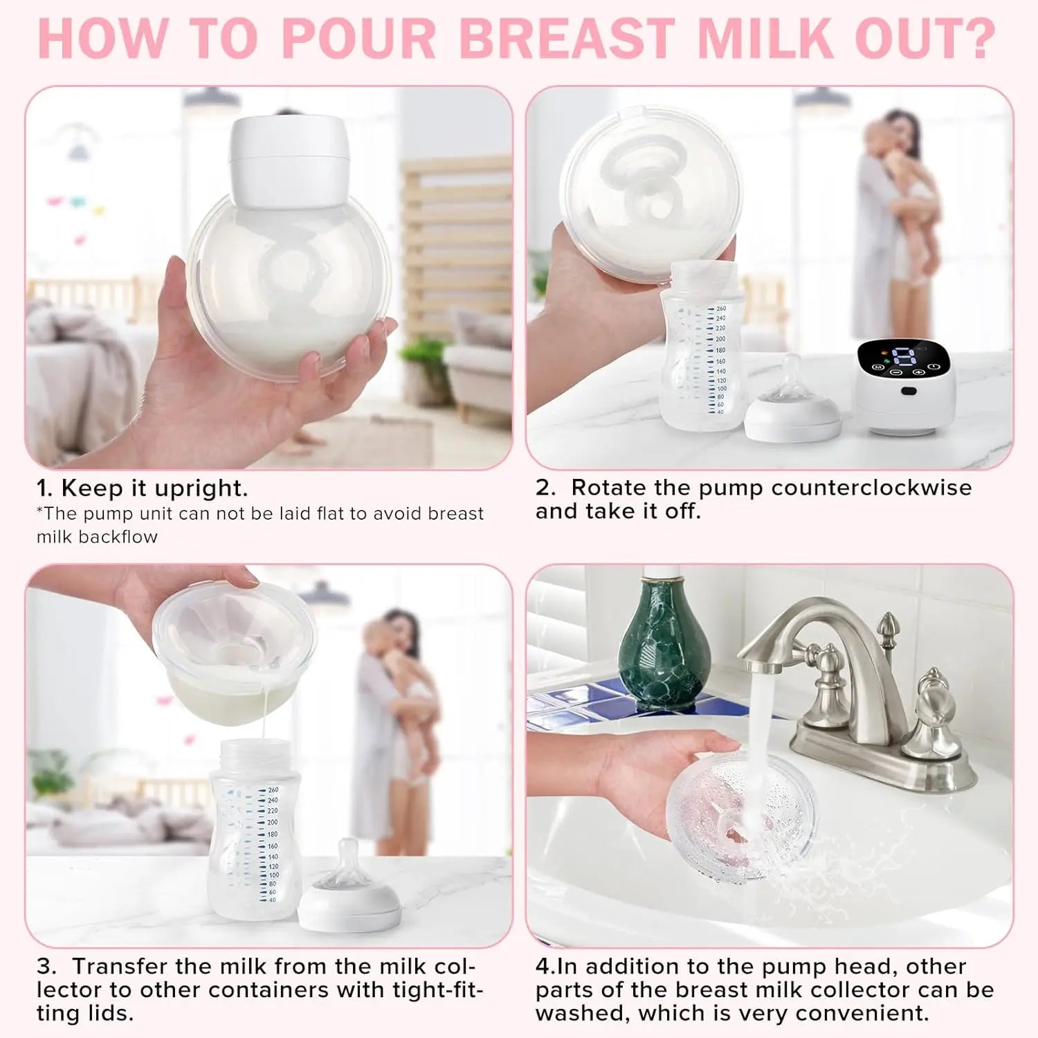 Electric Wearable Breastmilk Pump