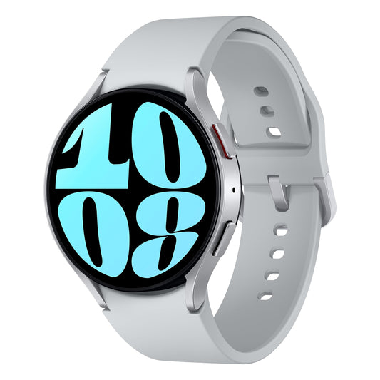 Samsung Galaxy Watch 6 44mm LTE - Silver Aluminum w/SilverSports Band