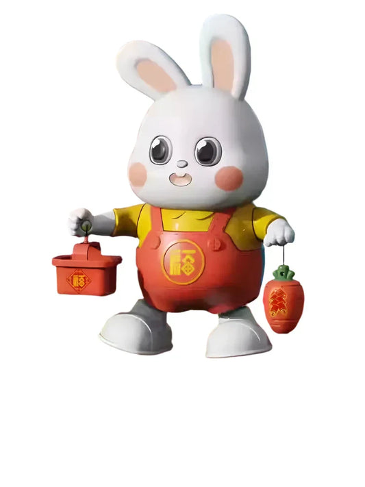 Interactive Singing Dancing Bunny Toy - Head Up Training Baby Development Toy