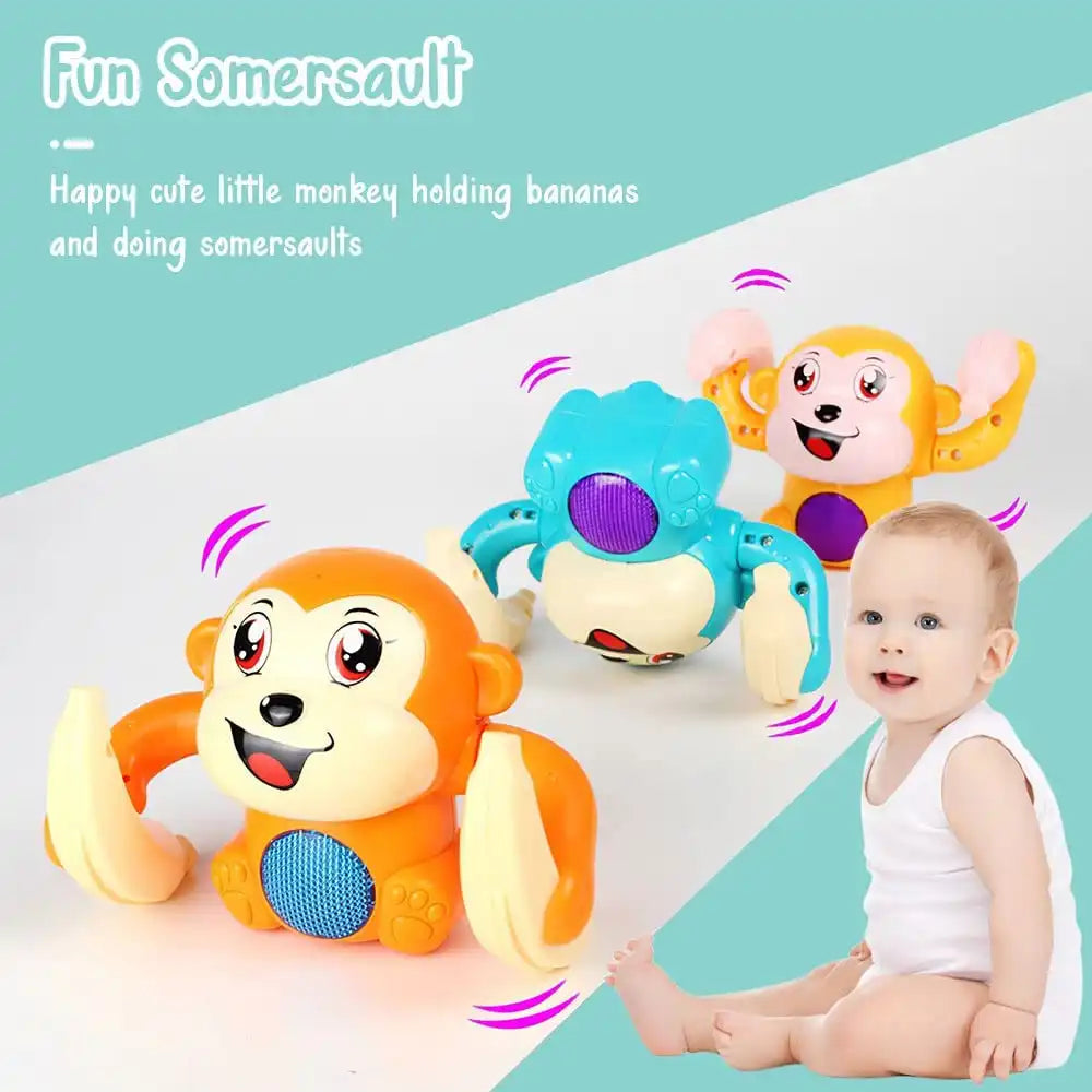 Baby baby toys 0-1 years old infants 0 to 3 months 6 months 12 or more children head up practice tumbling monkey