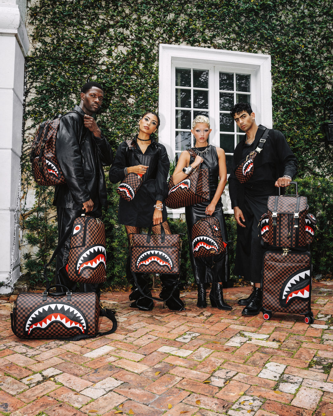 SAWTOOTH SHARKS IN PARIS DUFFLE